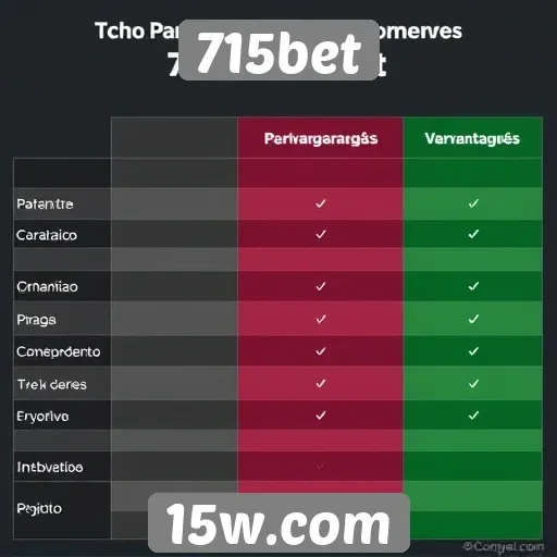 Comparativo entre 715bet e concorrentes no mercado